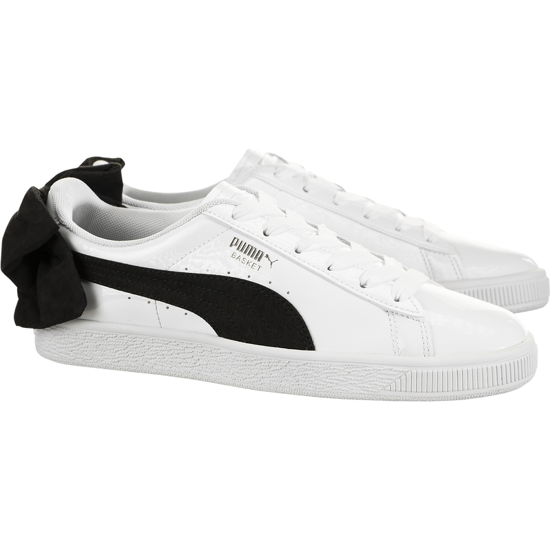 puma basket suede bow