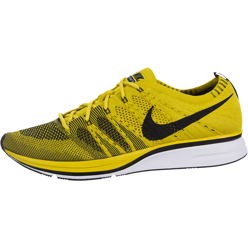 nike flyknit trainer yellow