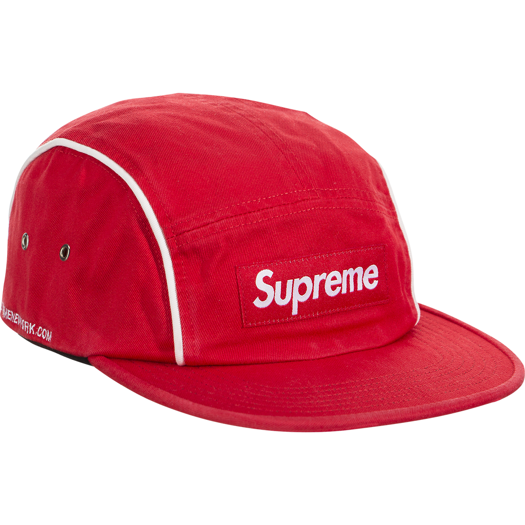 Supreme Piping Camp Cap - fw18h30red - Sneakerhead.com – SNEAKERHEAD.com