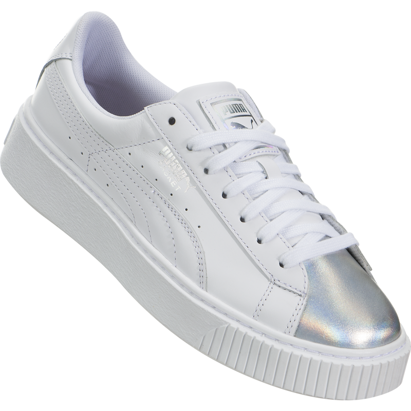 puma basket platform iridescent