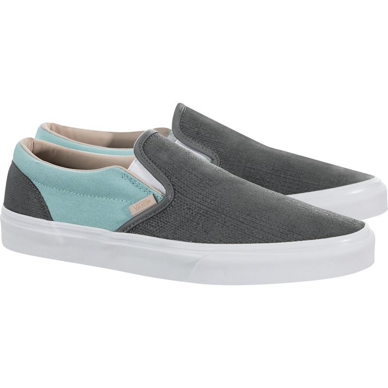 vans slip on sneakers in textured suede