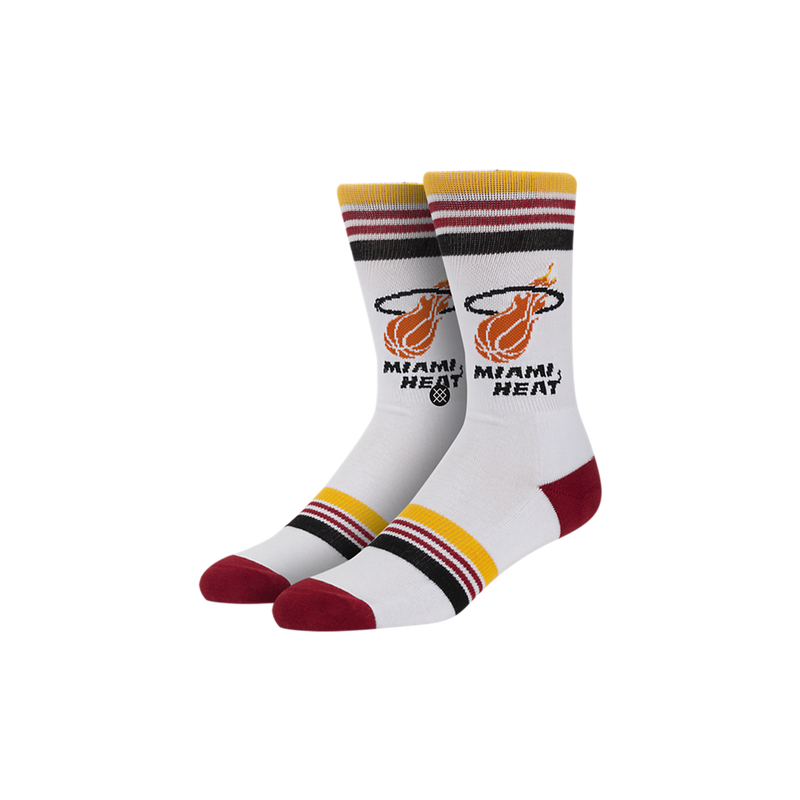 Stance Miami Heat Socks - m313ahea-wht - Sneakerhead.com – SNEAKERHEAD.com