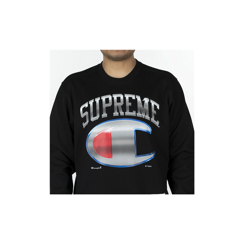 supreme x champion crewneck