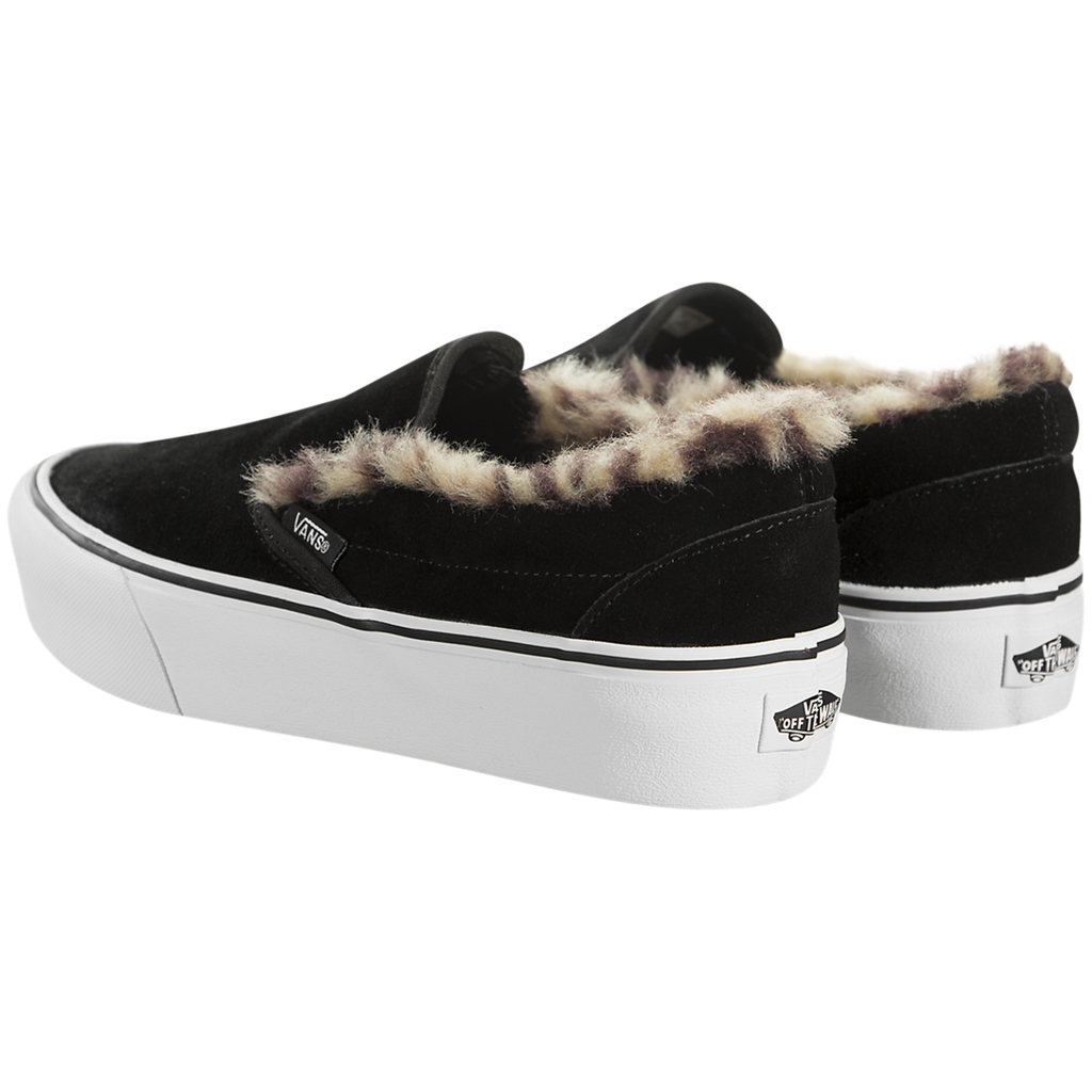 Vans Classic Slip-On Platform (Suede/Fur) - vn0a3jezum6 - Sneakerhead ...