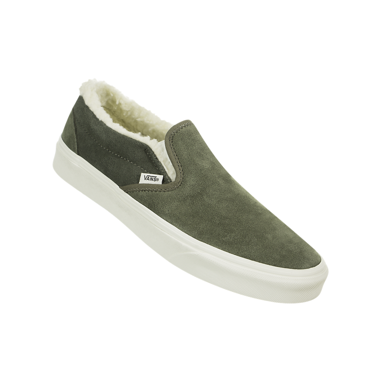 Vans Classic Slip-On (Suede/Sherpa) - vn0a38f7ulz - Sneakerhead.com ...