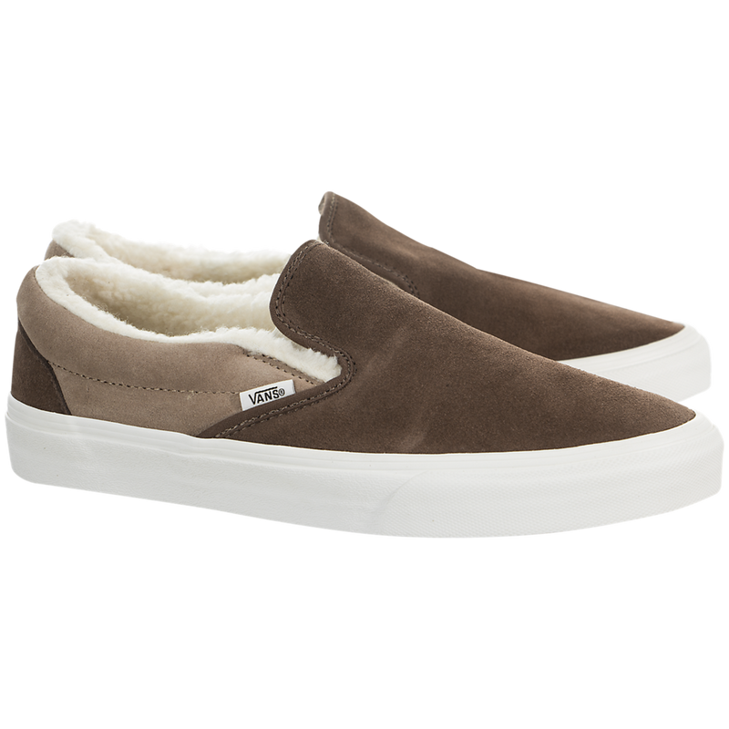 Vans Classic Slip-On (Suede/Sherpa) - vn0a38f7um0 - Sneakerhead.com ...