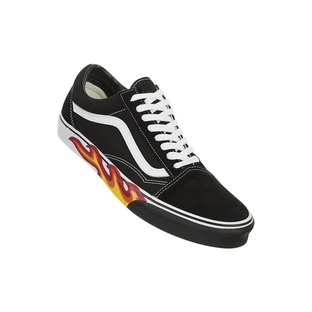 vans flame cut out old skool