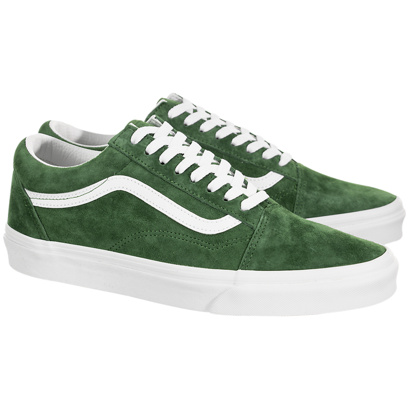 vans pig suede old skool green