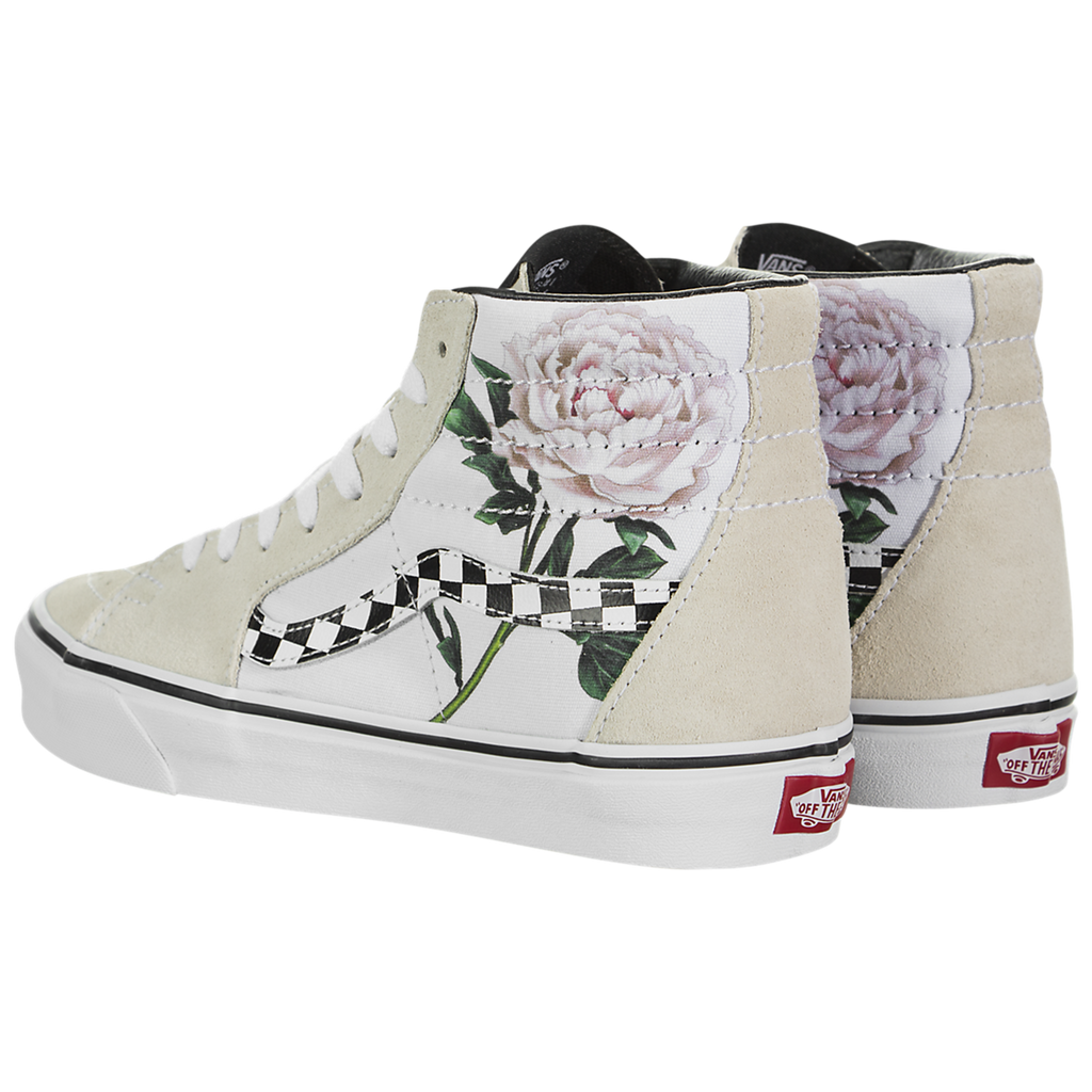 sk8 hi checker floral