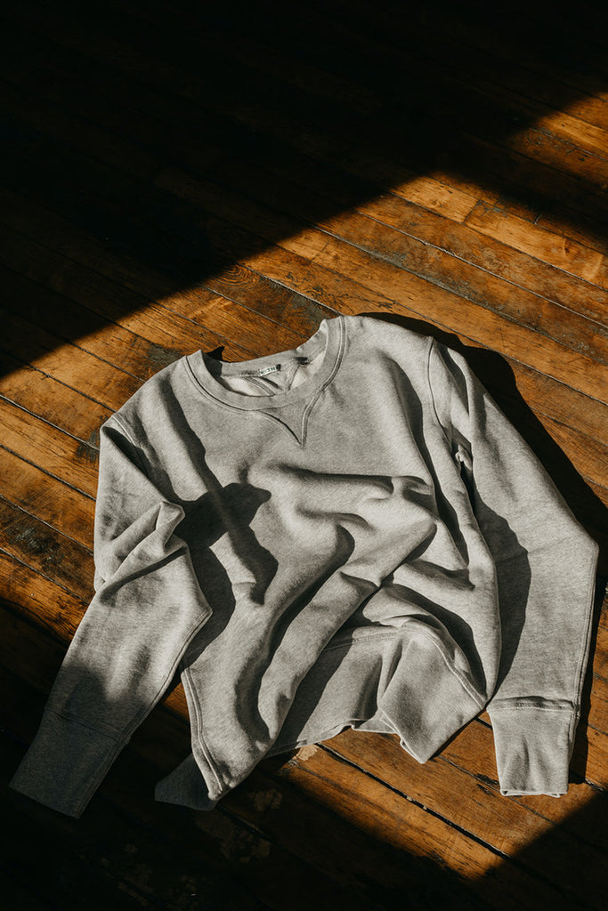 Crewneck Sweatshirt - Heather Grey – Wythe New York
