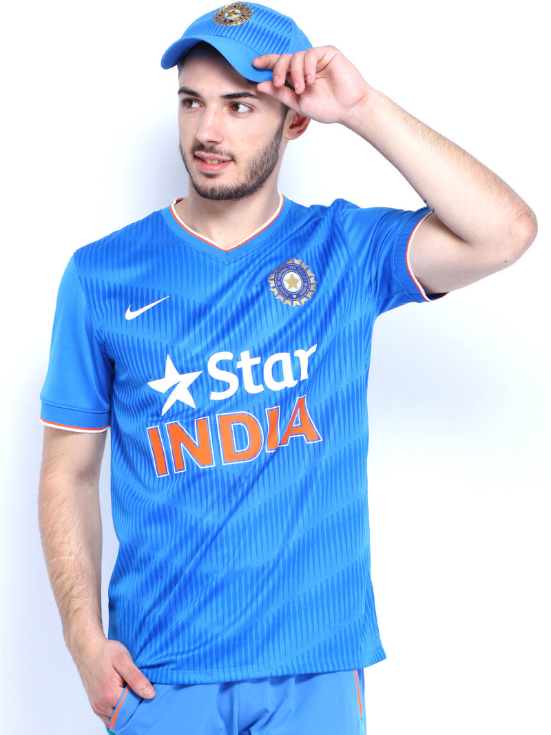 indian cricket t shirt nike