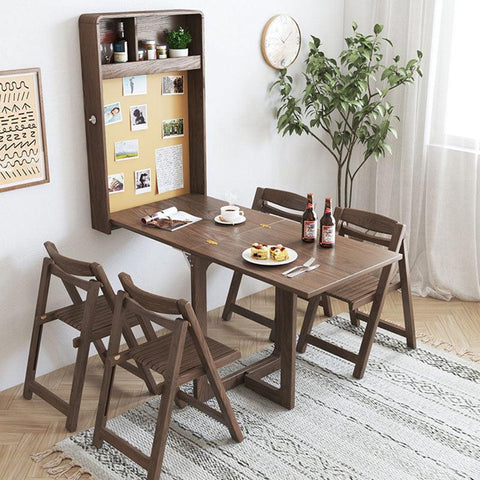 foldable dining table with chairs