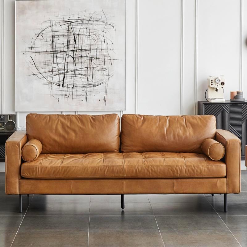 Porto Two Seater Sofa, Italian Genuine Leather | Two Seater Leather ...