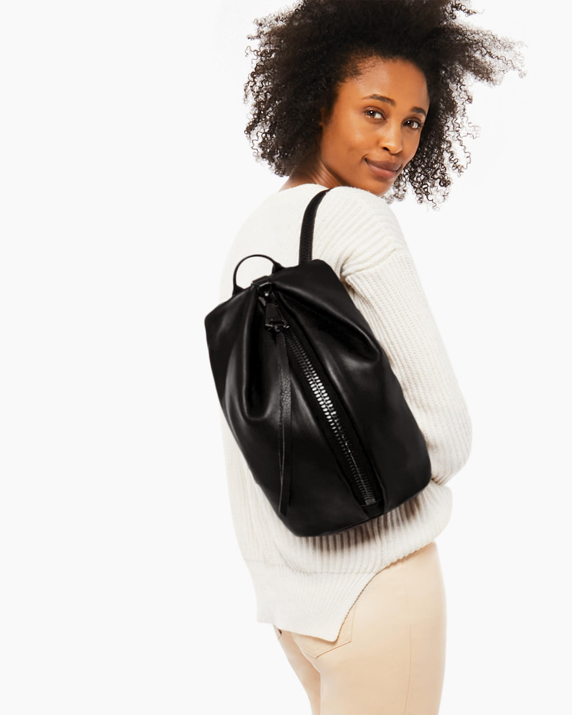 Aimee Kestenberg | Tamitha Backpack Black with Shiny Black