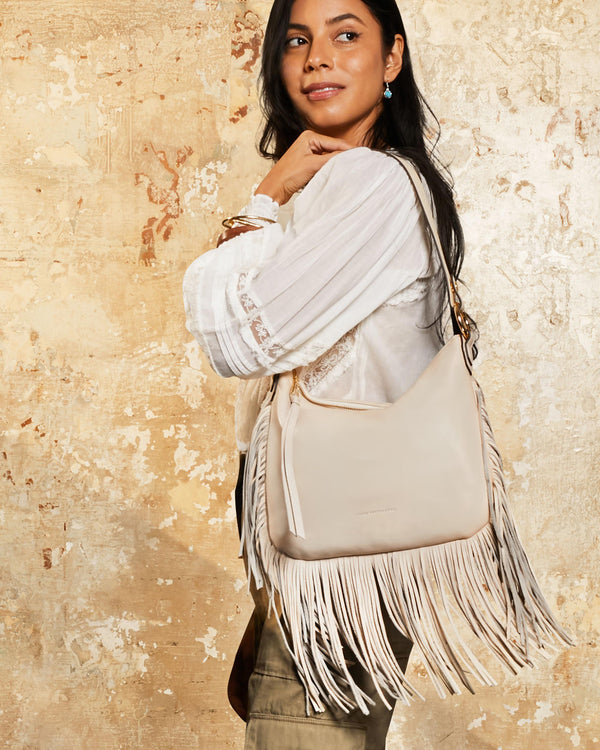Moda Luxe Fringe Purse - Women's Bags in Brown