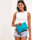 Vibes Pouch Blue Bird - on model