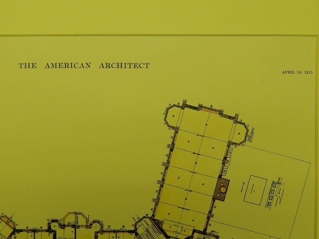 Floor Plan of Prudence Risley Hall at Cornell University