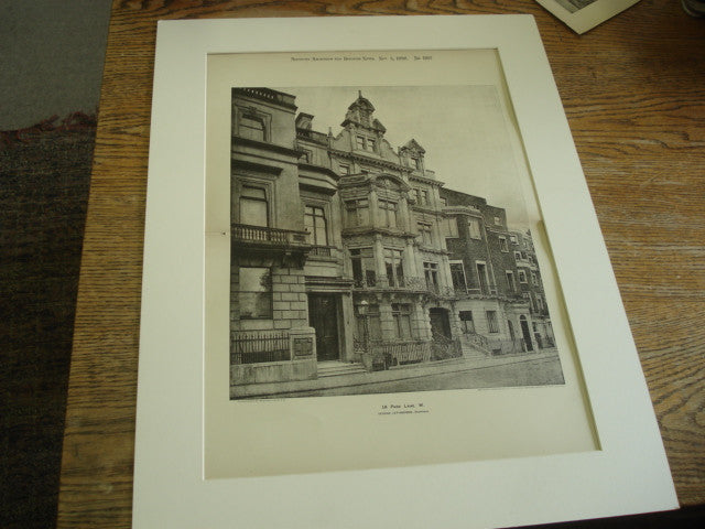 18 Park Lane, W., London, England, UK, 1898, George Lethbridge - St. Croix Architecture