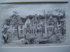 Cadbury House , Somerset, England, UK, 1880, Thomas Drew – St. Croix ...
