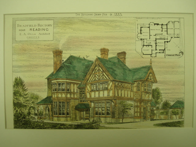 Bradfield Rectory , Reading, UK, 1883, E. A. Ould – St. Croix Architecture