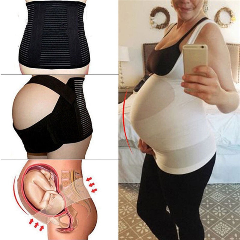 Maternity Pregnant Women Belly Belt Support Prenatal Waist Care Belt A Kidavito