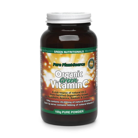 Green Nutritionals Organic Vitamin C Powder 100g
