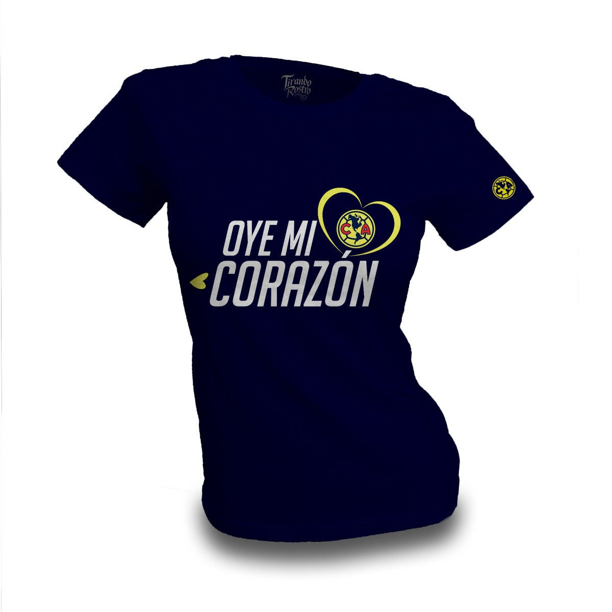 Playera-America-Oye mi Corazon-Dama – Tirando Rostro