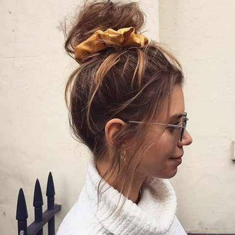 chignon flou chouchou