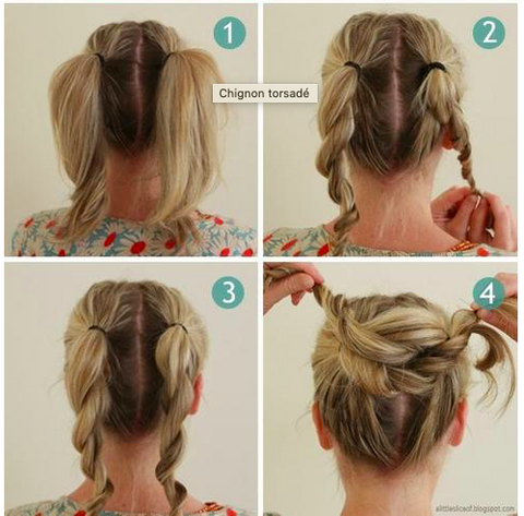 Chignon torsadé