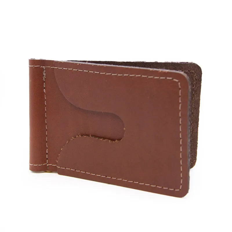 Bifold Leather Wallet Brown / NoWindow for Unisex | [ Adult ]