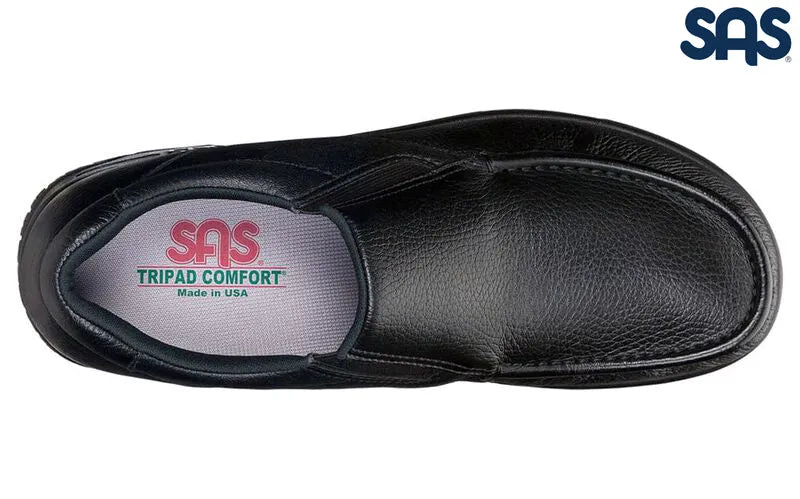 SAS Mens Black Navigator Non Slip Loafer - All American Clothing Co