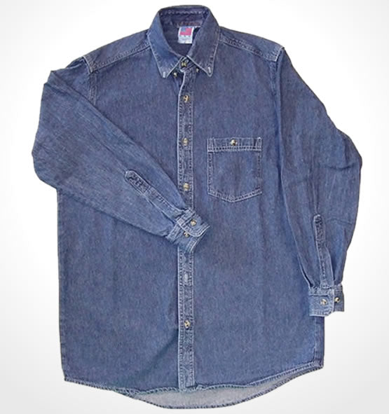 Long Sleeve Denim Shirt - All American Clothing Co