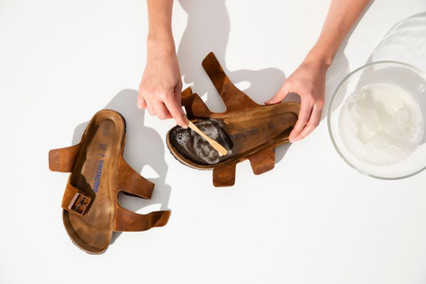 how to clean birkenstock footbed
