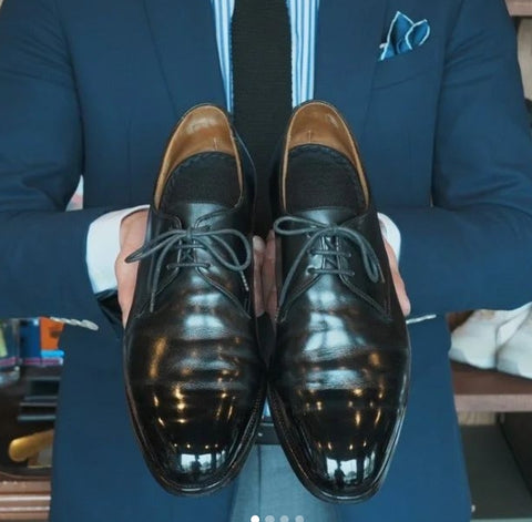 Quick Shoe Shine for leather shoes, best way to shine shoes