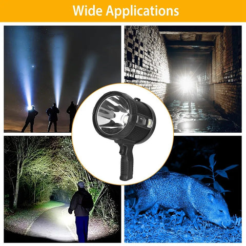 Flashlight 30000LM - Rechargeable Flashlight With 36Pcs LED Beads