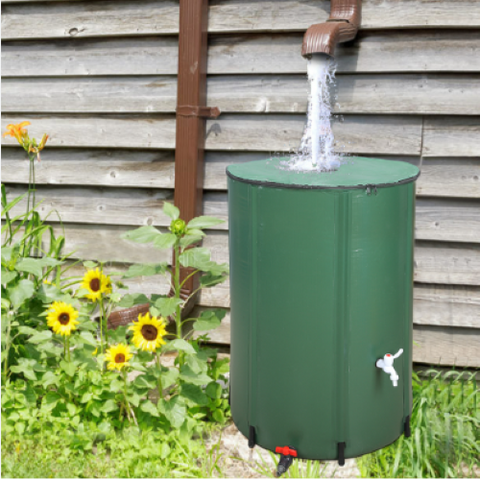 Rain Barrel - 50/66/100 Gallon Portable Collapsible Water Collector