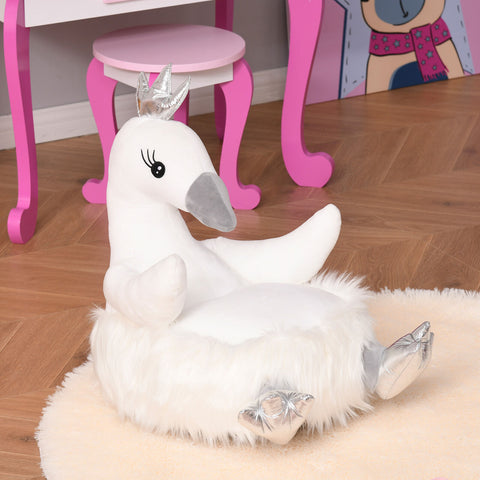 Sofa Chair for Kids - Swan Shaped Single Sofa Chair