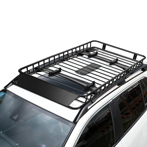 Roof Rack - 64 Inches Car Top Carrier With 2 Reflectors