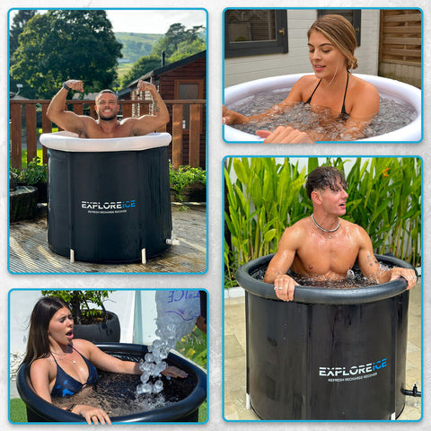 Portable Bathtub - 97 Gallon Capacity Tub Portable