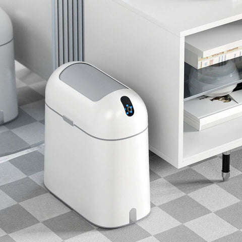 Bathroom Trash Can - 2.38 Gal Automatic Garbage Bin