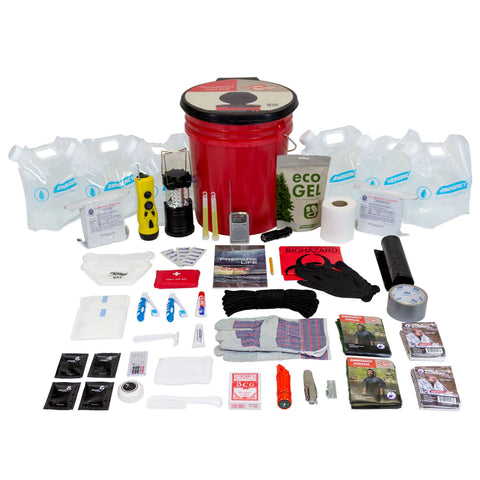 Hurricane Go Bag - Emergency Survival Kit for 2 People