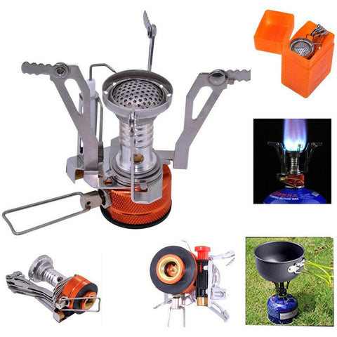 Camping Stove- Portable Camping Cooker for Backpacking Hiking Cookware