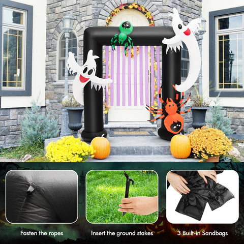 Halloween Decoration - 7.5 Feet Halloween Inflatable Archway