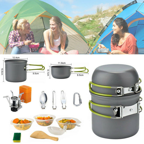 Camping Stove- Portable Camping Cooker for Backpacking Hiking Cookware