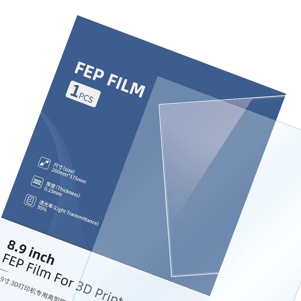 FEP Film for Photon Mono X 6K M3 Plus X2 3D Printers 200mm x 140mm