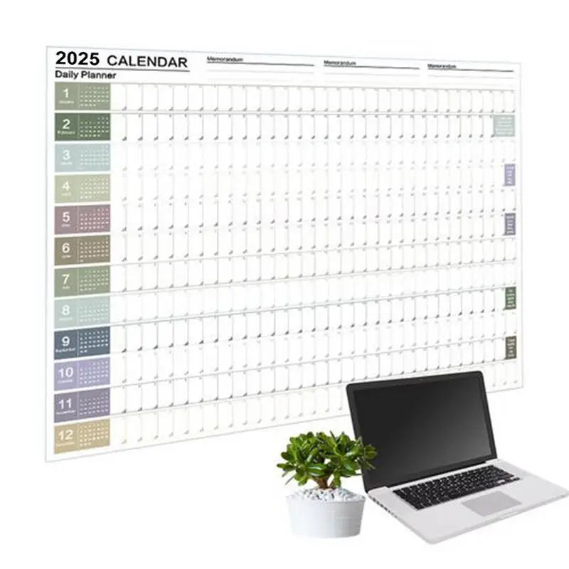 2025 Large Wall Calendar Planner 29x20 Inches To-Do List Schedule Organizer