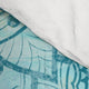 Aqua mandala duvet cover blue