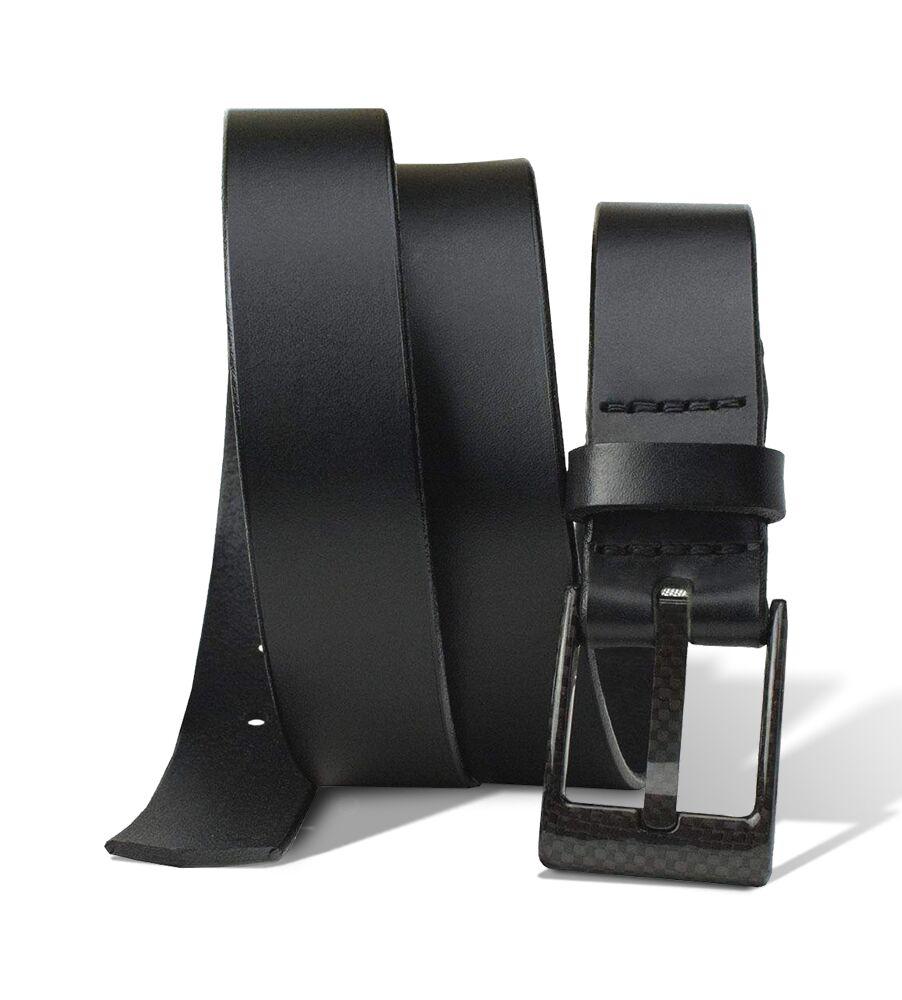 Ctm Cotton Adjustable Belt With Nickel Buckle, Black : Target