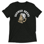 Shower Beers t-shirt Charcoal-Black Triblend XS 