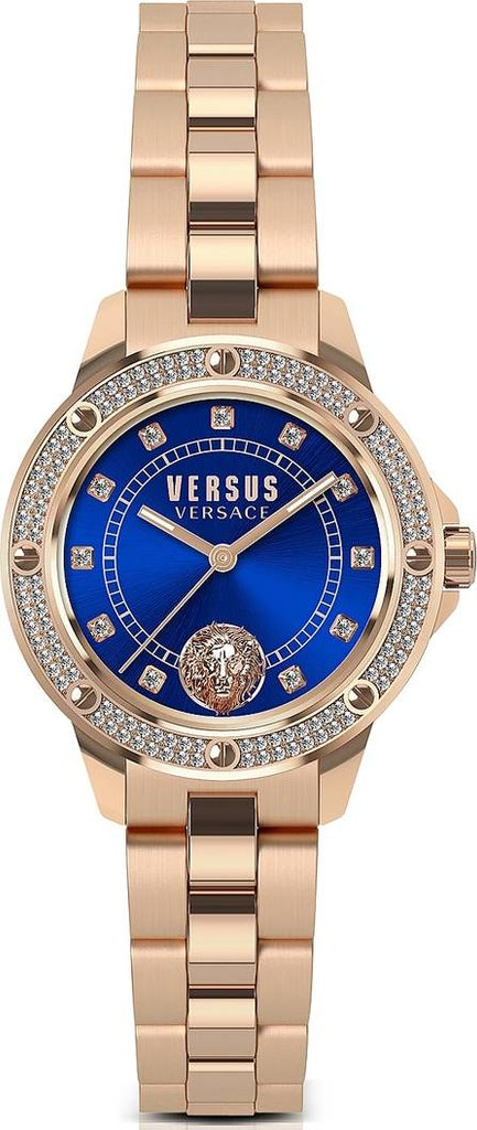 rose gold versace watch